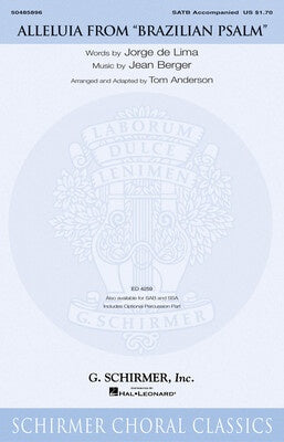 ALLELUIA FROM BRAZILIAN PSALM SATB/PIANO