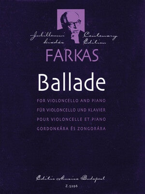 BALLADE FOR CELLO & PIANO