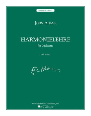 ADAMS - HARMONIELEHRE ORCHESTRA FULL SCORE