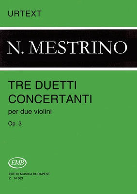 3 DUETTI CONCERTANTI OP 3 2 VLN SCO PTS