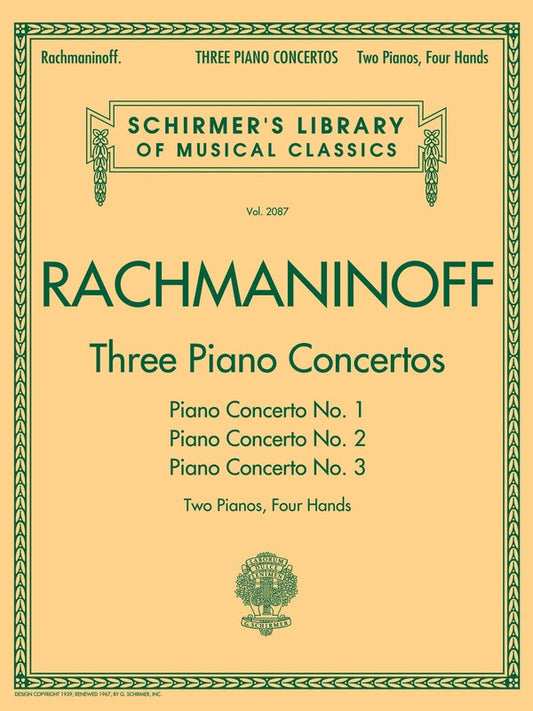 RACHMANINOFF - 3 PIANO CONCERTOS 2P4H