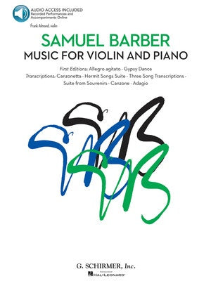 BARBER - MUSIC FOR VIOLIN AND PIANO BK/OLA