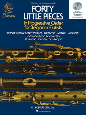 40 LITTLE PIECES FOR FLUTE/PIANO 2CD SET