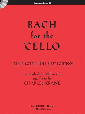 BACH FOR CELLO ACCOMPANMENT CD ONLY