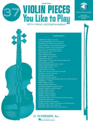 37 VIOLIN PIECES YOU LIKE TO PLAY BK/OLA