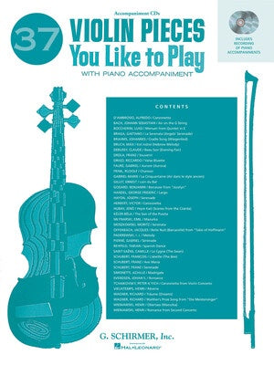37 VIOLIN PIECES YOU LIKE TO PLAY ACCOMPANMENT CDS ONLY