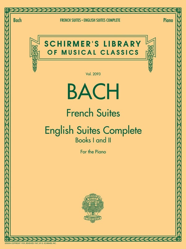 BACH - FRENCH SUITES ENGLISH SUITES COMPLETE