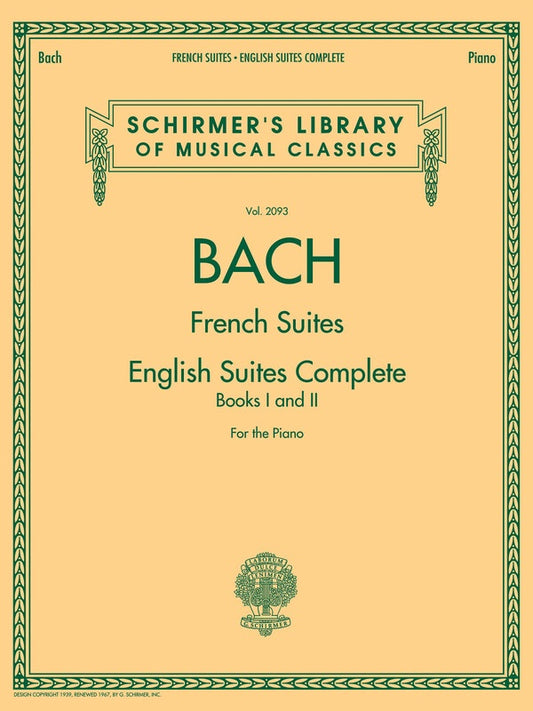 BACH - FRENCH SUITES ENGLISH SUITES COMPLETE