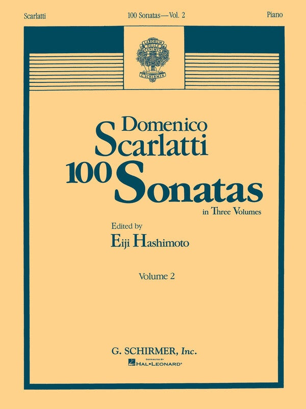 SCARLATTI - 100 SONATAS VOL 2 PIANO ED HASHIMOTO