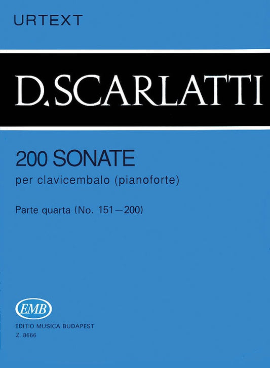 200 SONATAS VOL 4 SCARLATTI PIANO SOLO