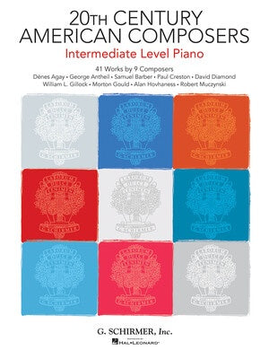 20TH CENTURY AMERICAN COMPOSERS PIANO INTERMEDIATE