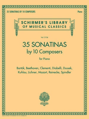 35 SONATINAS BY 10 COMPOSERS FOR PIANO