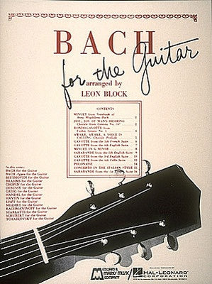 BACH FOR THE GUITAR ARR BLOCK