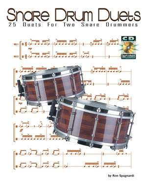 25 DUETS FOR SNARE DRUM BK/CD