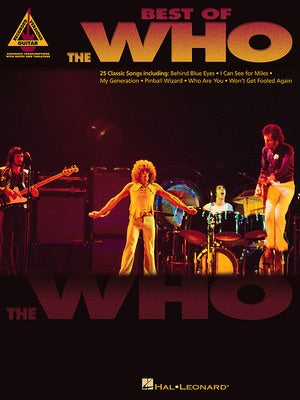 BEST OF THE WHO GUITAR TAB RV