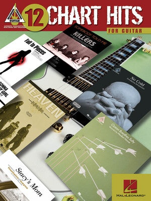 12 CHART HITS FOR GUITAR GTR TAB