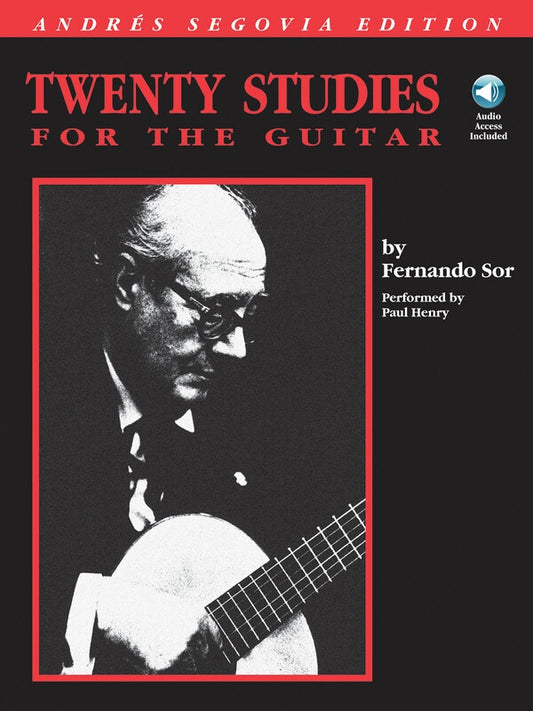 ANDRES SEGOVIA - 20 STUDIES FOR THE GUITAR BK/OLA