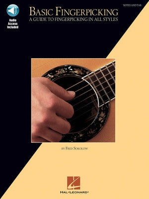 BASIC FINGERPICKING GUIDE TO STYLES BK/CD