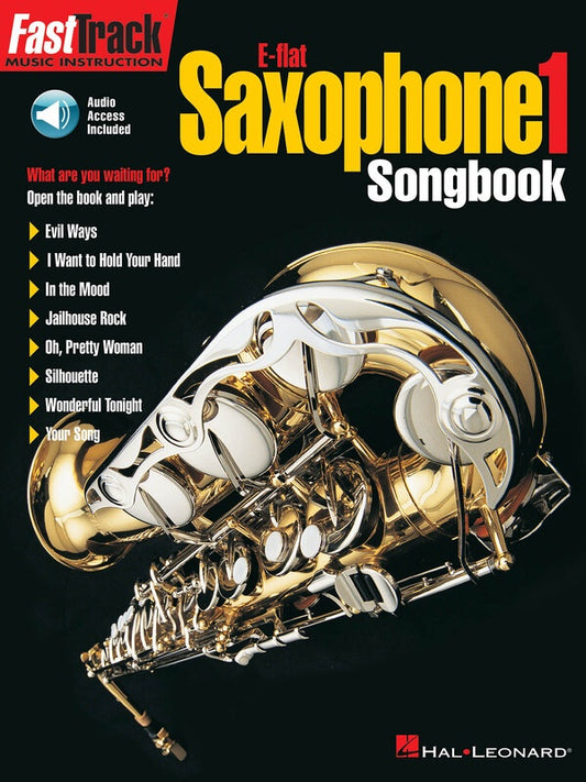 FASTTRACK E FLAT SAXOPHONE SONGBOOK 1 BK/OLA