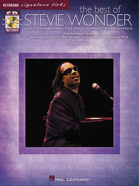 BEST OF STEVIE WONDER SIG LICKS BK/CD
