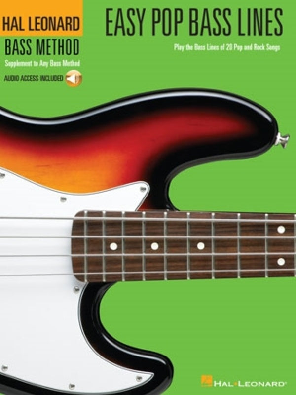 HL EASY POP BASS LINES BK/OLA