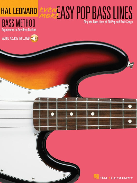 HL EVEN MORE EASY POP BASS LINES BK/OLA
