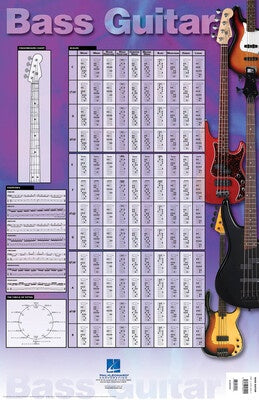 BASS GUITAR POSTER 22 X 34