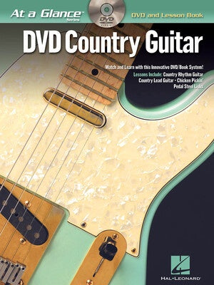 AT A GLANCE COUNTRY GUITAR BK/DVD