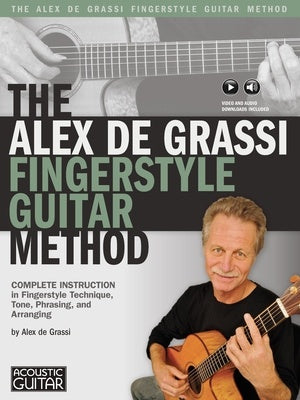 ALEX DE GRASSI FINGERSTYLE GUITAR METHOD BK/CD