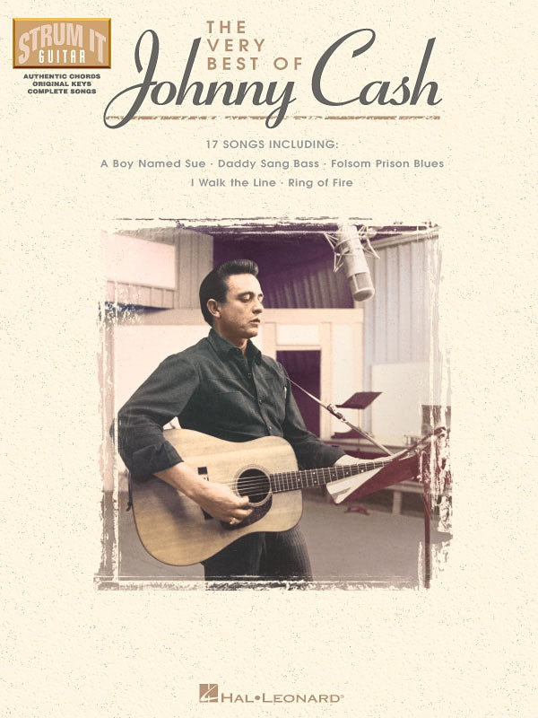 VERY BEST OF JOHNNY CASH STRUM IT GUITAR