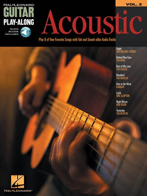 ACOUSTIC GUITAR PLAYALONG V2 BK/OLA