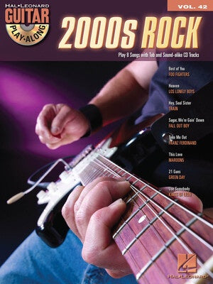 2000S ROCK GUITAR PLAY ALONG V42 BK/CD