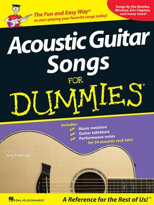 ACOUSTIC GUITAR SONGS FOR DUMMIES GTR TAB