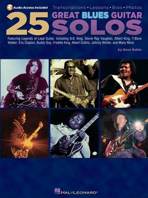 25 GREAT BLUES GUITAR SOLOS BK/CD