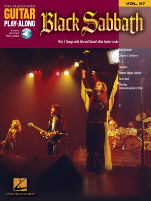 BLACK SABBATH GUITAR PLAYALONG V67 BK/OLA