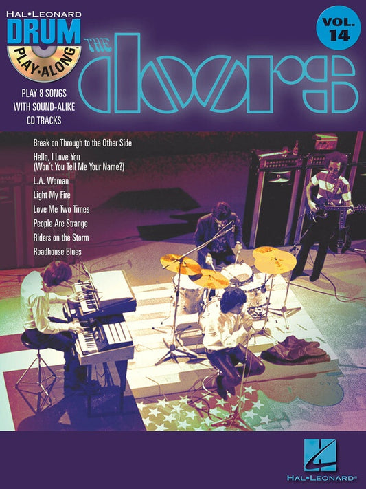 THE DOORS DRUM PLAYALONG V14 BK/CD