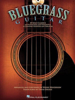 BLUEGRASS GUITAR NOTES AND TAB BK/CD