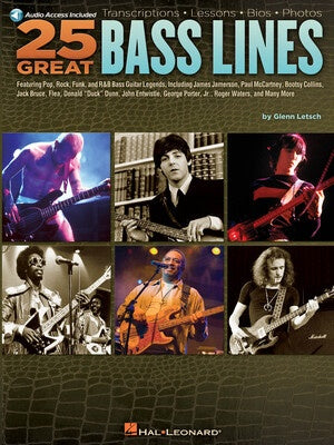 25 GREAT BASS LINES BK/OLA