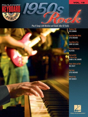 1950S ROCK KEYBOARD PLAY ALONG BK/CD V18