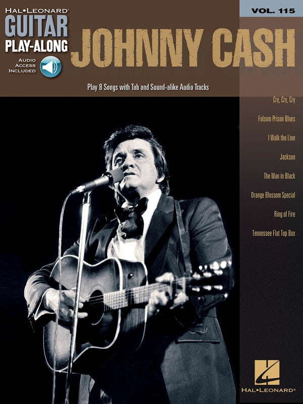 JOHNNY CASH GUITAR PLAYALONG V115 BK/OLA