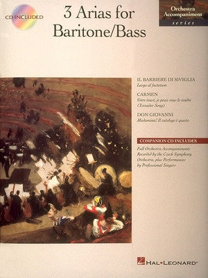 3 ARIAS FOR BARITONE / BASS BK/CD