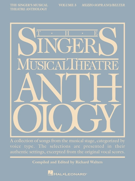 SINGERS MUSICAL THEATRE ANTH V3 MEZ/SOP