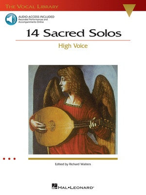 14 SACRED SOLOS BK/OLA HIGH VOICE