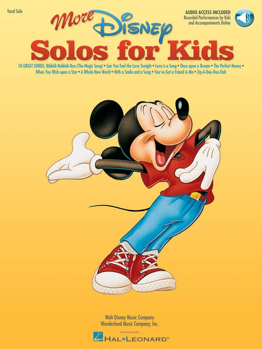 MORE DISNEY SOLOS FOR KIDS BK/OLA