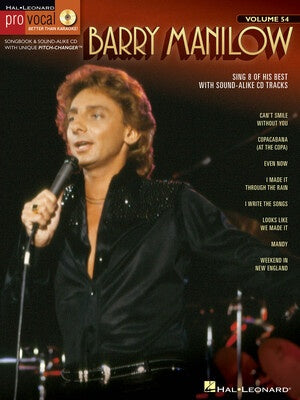 BARRY MANILOW PRO VOCAL MENS V54 BK/CD