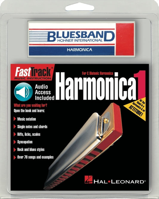 FASTTRACK MINI HARMONICA PACK BK/OLA/HARMONICA