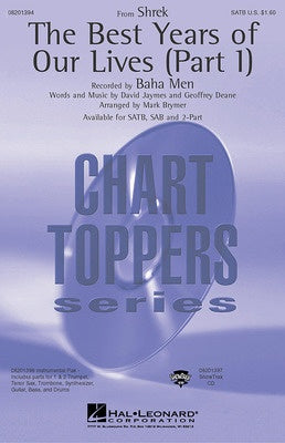 BEST YEARS OF OUR LIVES (PART 1) FROM SHREK SATB