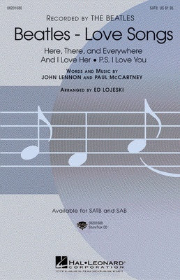 BEATLES LOVE SONGS SATB