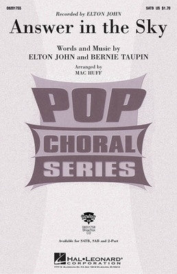 ANSWER IN THE SKY SATB