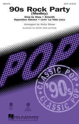 90S ROCK PARTY (MEDLEY) SATB